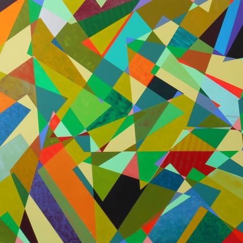 Mark Emerson - <b>So What</b>, 2012, polymer on canvas, 40 x 50 inches