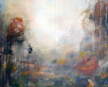 Leaver: Where I, 2014, oil on canvas, 40 x 30"