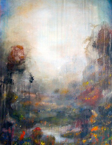 Leaver: Where I, 2014, oil on canvas, 40 x 30"